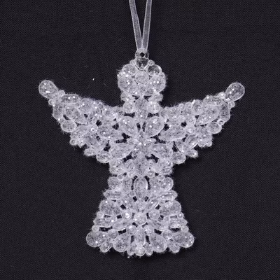 Wholesale 11*9cm Christmas Tree Hanging Acrylic Pigeon Ornament