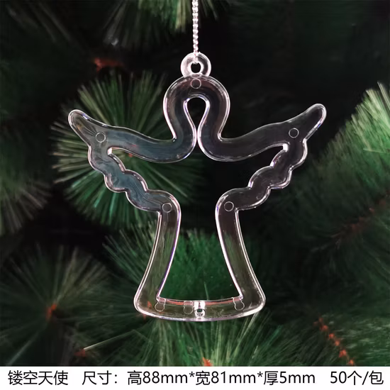 Висячие рождественские украшения из прозрачных акриловых сосульок